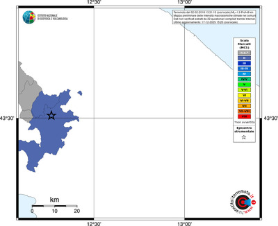 Mappa MCS - territori comuni