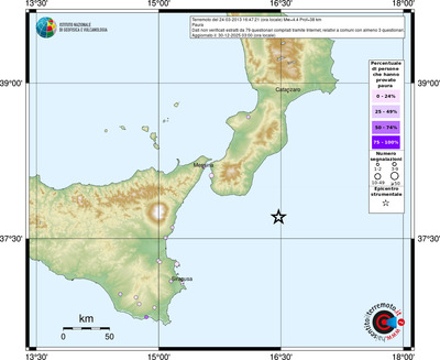 Mappa comuni con almeno 3 questionari