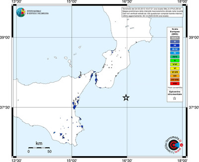 Mappa EMS - territori località