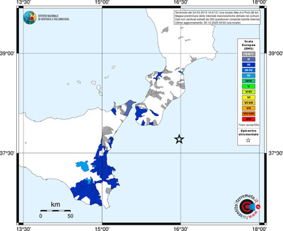 Mappa EMS - territori comuni