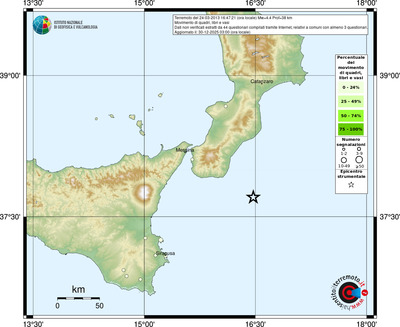 Mappa comuni con almeno 3 questionari