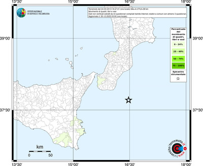 Mappa territorio comunale con almeno 3 questionari