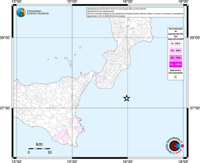 Mappa territorio comunale con almeno 3 questionari