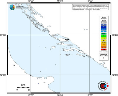 Mappa EMS - territori località