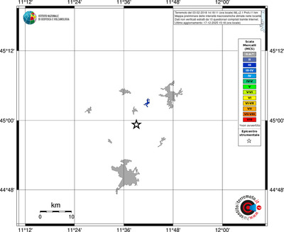 Mappa MCS - territori località