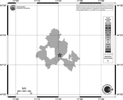 Mappa EMS - territori comuni