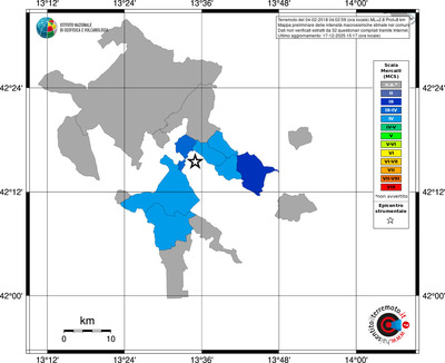 Mappa MCS - territori comuni