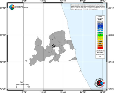 Mappa EMS - territori comuni