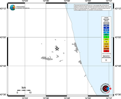 Mappa MCS - territori località
