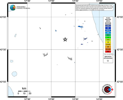 Mappa MCS - territori località