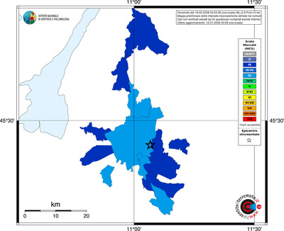 Mappa MCS - territori comuni