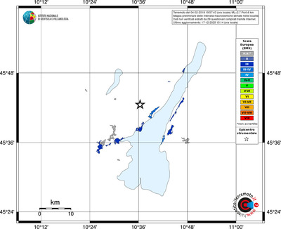 Mappa EMS - territori località