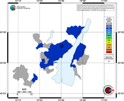 Mappa EMS - territori comuni
