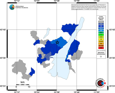 Mappa MCS - territori comuni