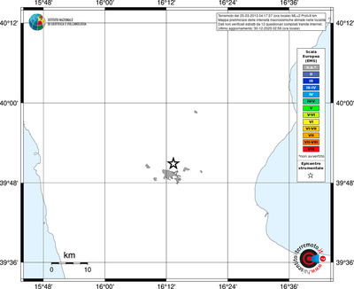 Mappa EMS - territori località