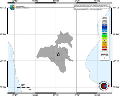 Mappa MCS - territori comuni