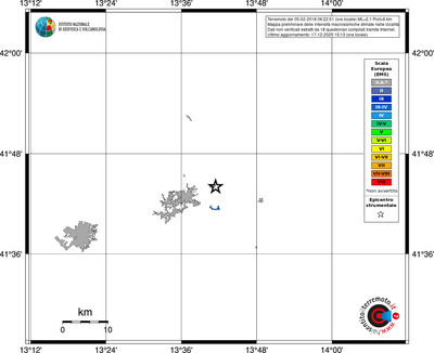 Mappa EMS - territori località