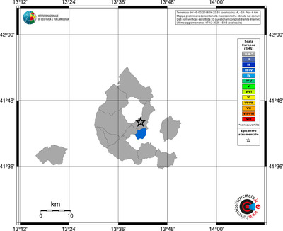 Mappa EMS - territori comuni