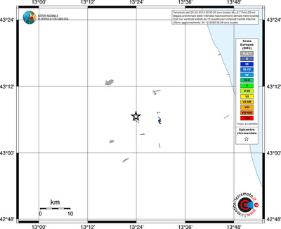 Mappa EMS - territori località