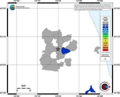 Mappa EMS - territori comuni
