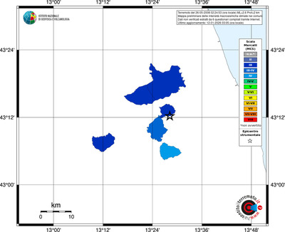 Mappa MCS - territori comuni