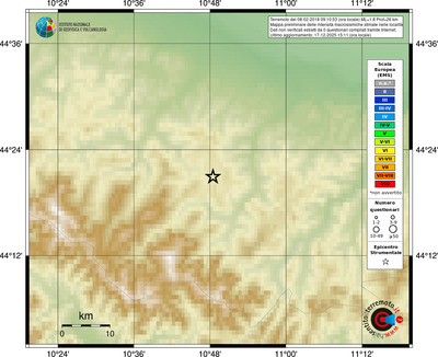 Mappa EMS - località