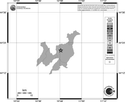 Mappa EMS - territori comuni