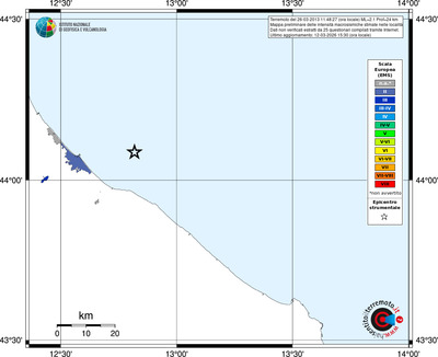 Mappa EMS - territori località