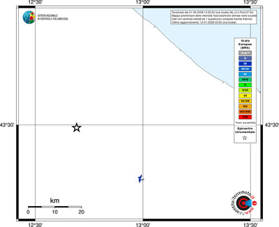 Mappa EMS - territori località