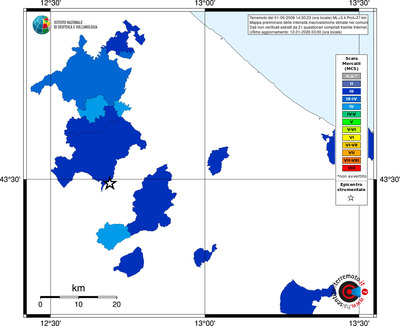 Mappa MCS - territori comuni