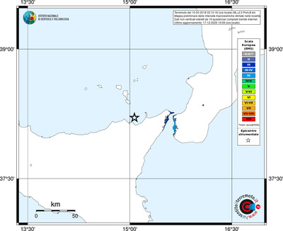 Mappa EMS - territori località