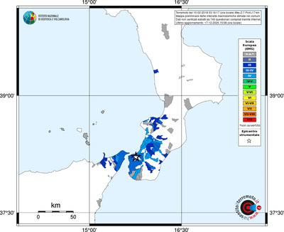 Mappa EMS - territori comuni