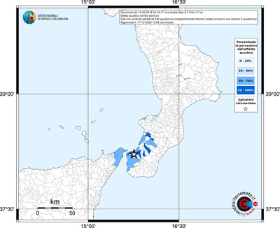 Mappa territorio comunale con almeno 3 questionari