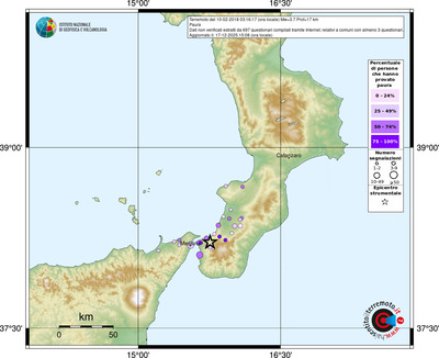 Mappa comuni con almeno 3 questionari