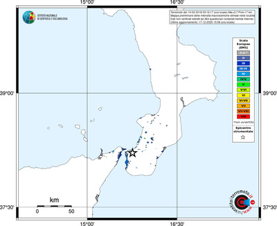 Mappa EMS - territori località