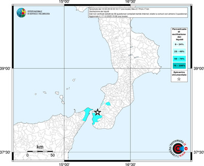 Mappa territorio comunale con almeno 3 questionari