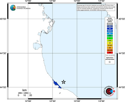 Mappa EMS - territori località