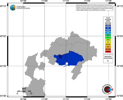 Mappa EMS - territori comuni