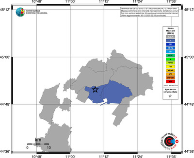 Mappa MCS - territori comuni