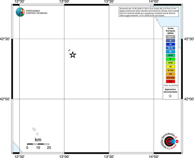 Mappa EMS - territori località