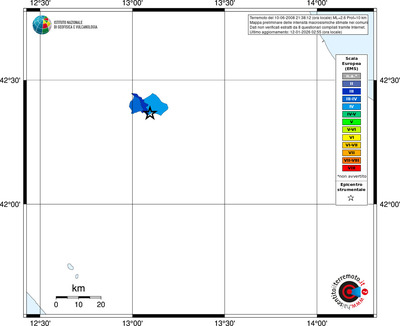Mappa EMS - territori comuni