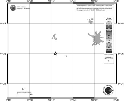 Mappa EMS - territori località
