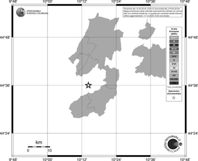 Mappa EMS - territori comuni