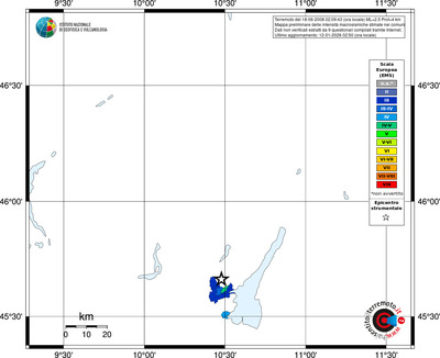 Mappa EMS - territori comuni