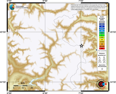 Mappa EMS - località