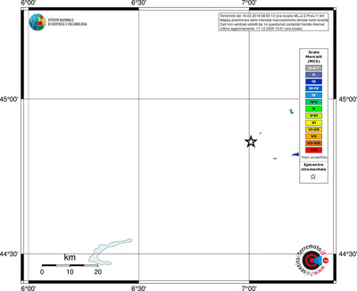 Mappa MCS - territori località