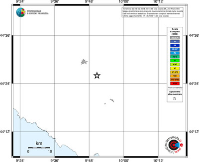 Mappa EMS - territori località