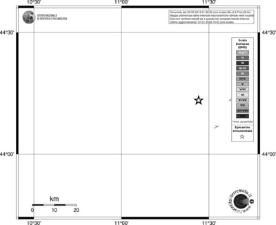 Mappa EMS - territori località