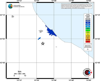 Mappa EMS - territori località