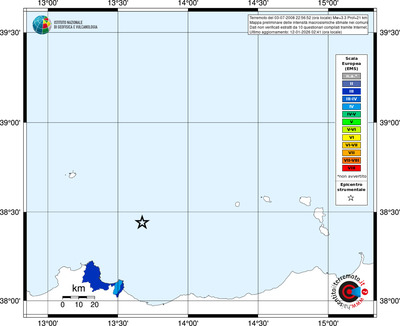 Mappa EMS - territori comuni